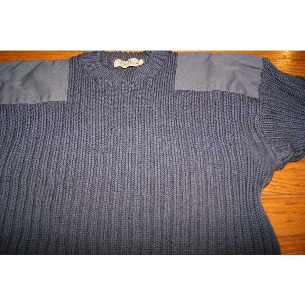 L.L. Bean VTG LL Bean Wool Sweater Made England E… - image 6