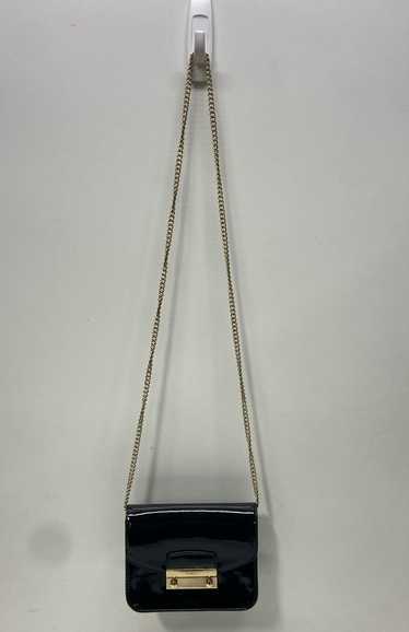 Furla Patent Leather Glossy Metropolis Chain Cross