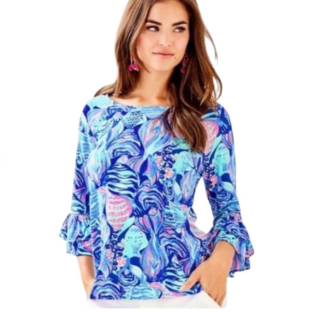 Lilly Pulitzer Lilly Pulitzer Laddie Top in Twili… - image 1