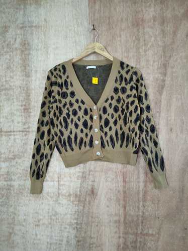 Cardigan × Japanese Brand DL Leopard cardigan jap… - image 1