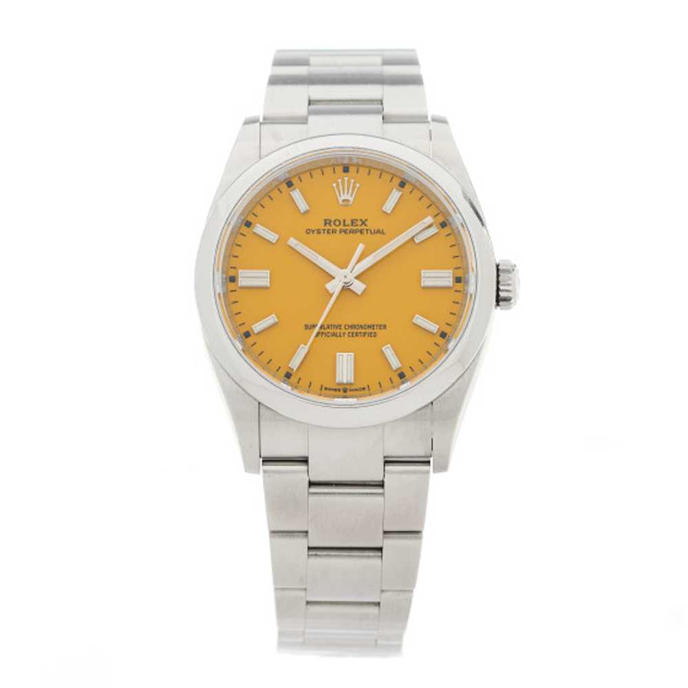 ROLEX Stainless Steel 36mm Oyster Perpetual Watch… - image 1