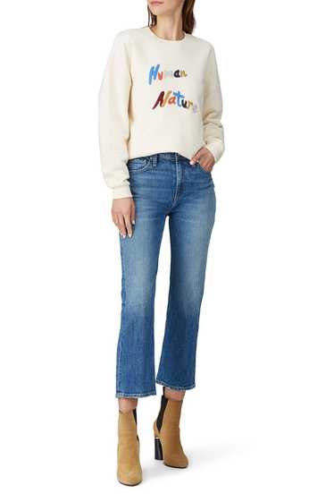 Hudson Remi High Rise Straight Cropped Jeans