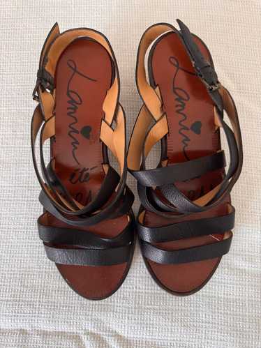 Lanvin Leather Slingback Sandals (38) | Used,…