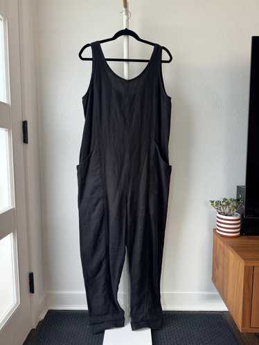 Elizabeth Suzann Clyde jumpsuit in faded black lin