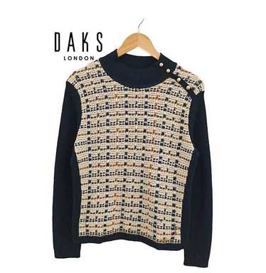 Daks London × Designer DAKS LONDON Knit Sweater - image 1