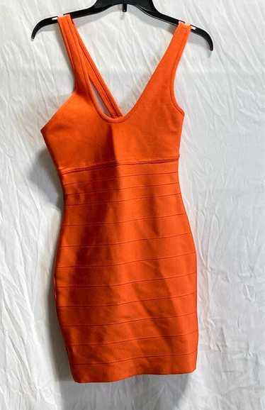 NWT Herve Leger X FOREVER 21 Womens Orange Sleevel