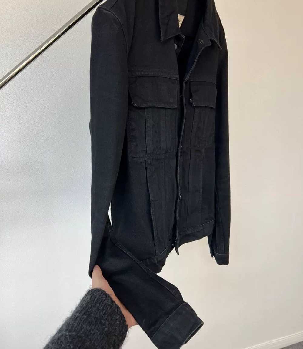 Helmut Lang Helmut Lang black workwear denim jack… - image 4