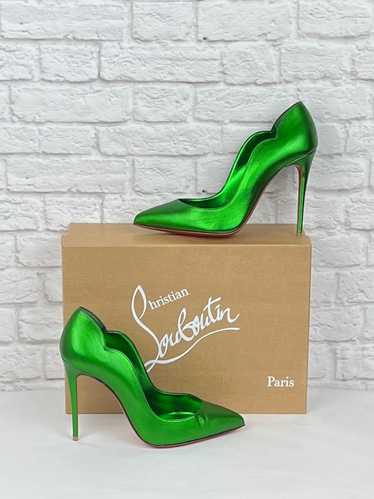 Christian Louboutin Hot Chick 100 Metallic Leather