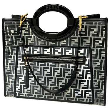 Fendi Logo Shopper Tote leather tote