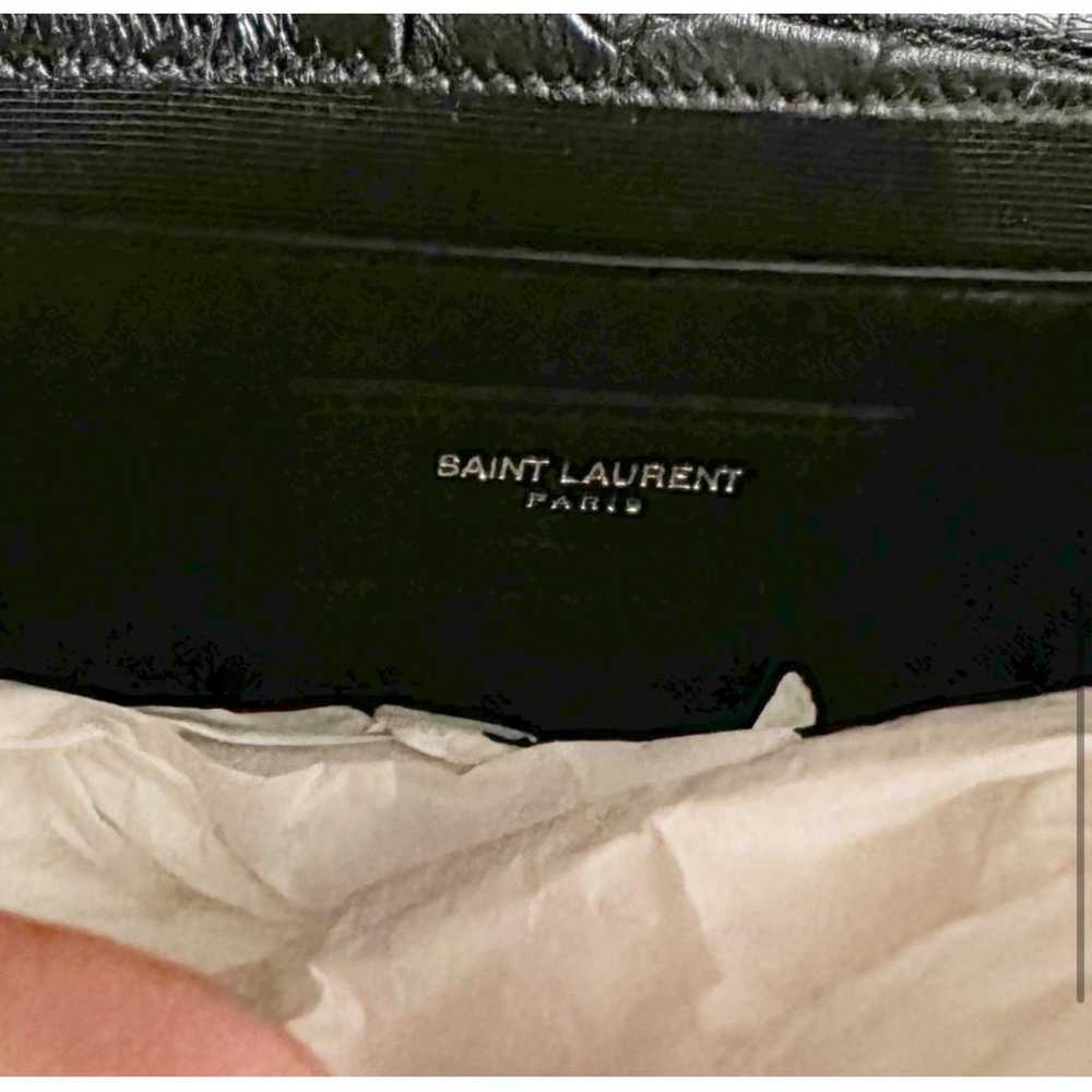 Saint Laurent Kate monogramme leather clutch bag - image 6