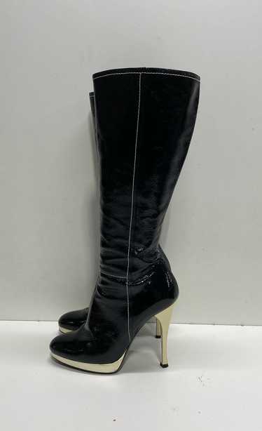 Aldo Black Calf High Heel Boots Size7.5