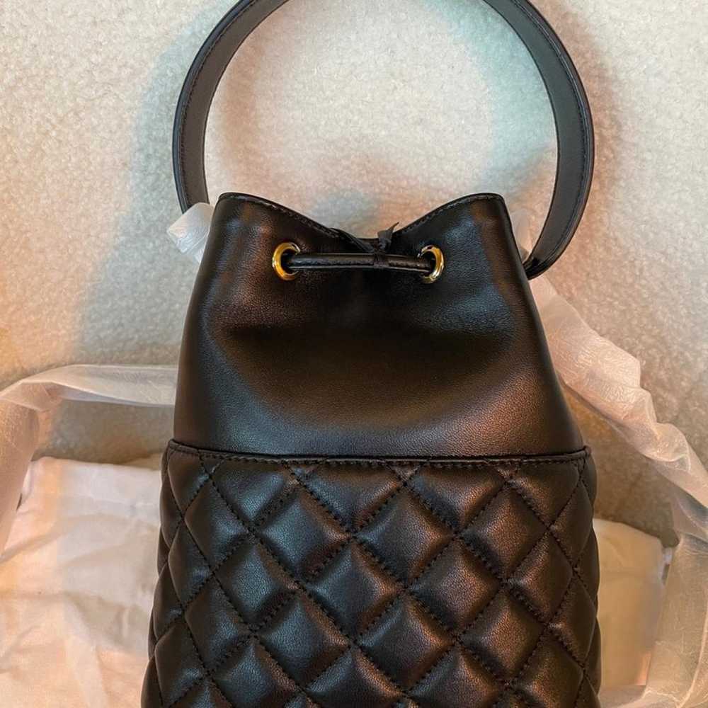 Versace La Medusa leather handbag - image 6