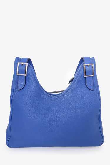 Hermès 2012 Blue Togo Leather Massai Cut 32 Should