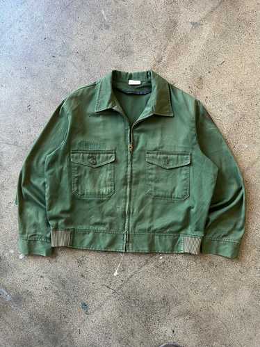 1970s National Parks Two Pocket Green Work Jacket - image 1