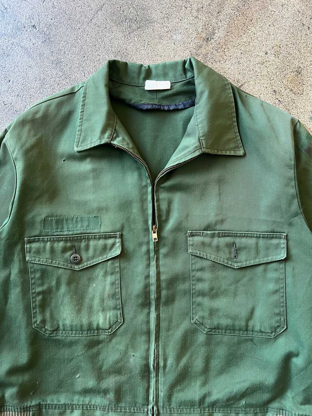 1970s National Parks Two Pocket Green Work Jacket - image 2