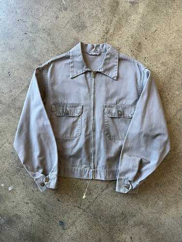 1960s Gray Two Pocket Work Jacket