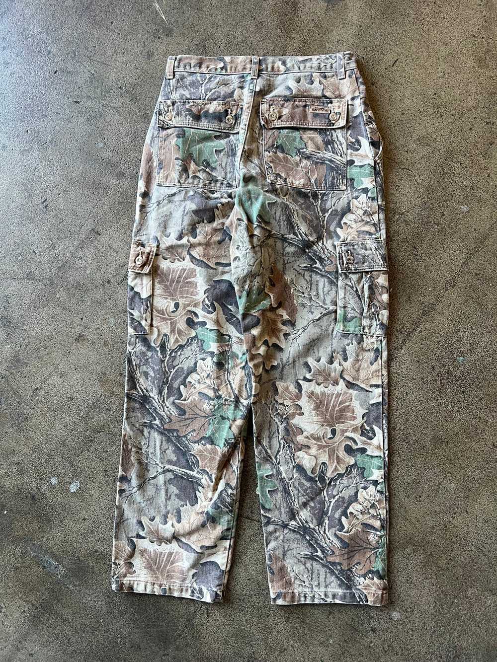 1990s Wrangler Real Tree Camo Cargo Pants 30" x 3… - image 4