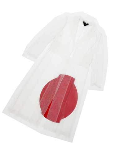 Comme des Garcons S/S 2007 tulle coat with red dot - image 1