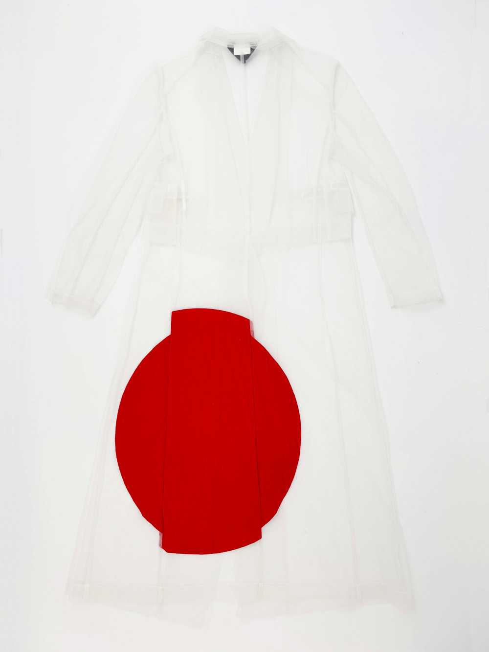 Comme des Garcons S/S 2007 tulle coat with red dot - image 2