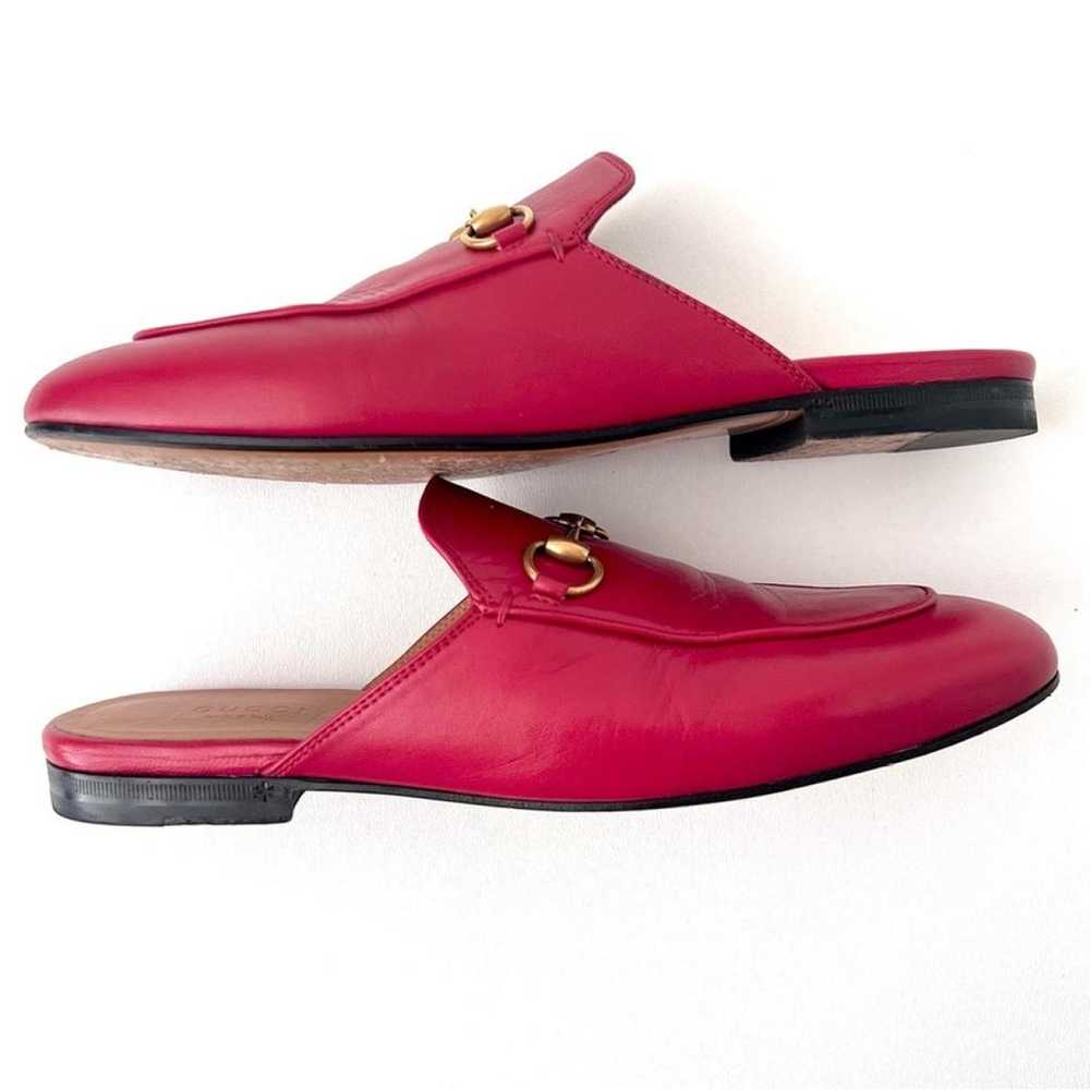 Gucci Princetown leather flats - image 8