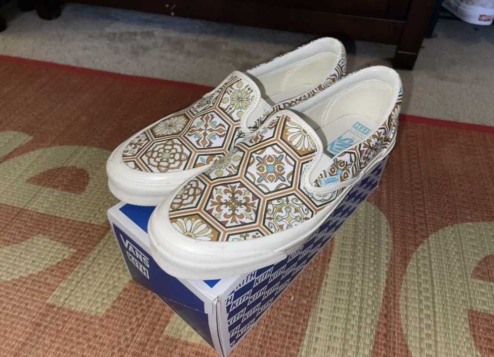 Kith × Vans Kith X Vans Slip On Moroccan Tile Ora… - image 1