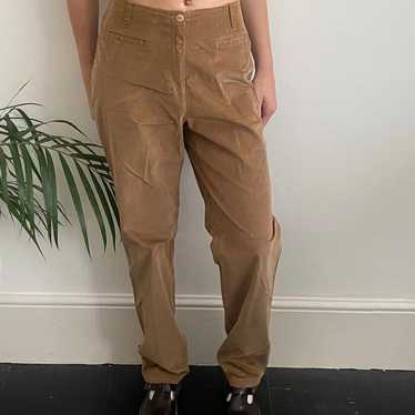 Armani Jeans Cord Trousers - 29W UK 10 Brown Cott… - image 1