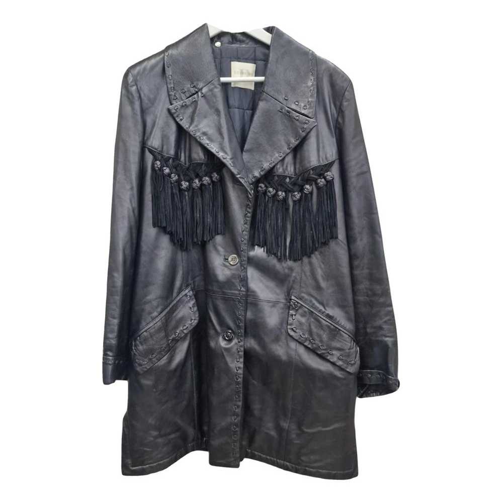 Ermanno Scervino Leather biker jacket - image 1