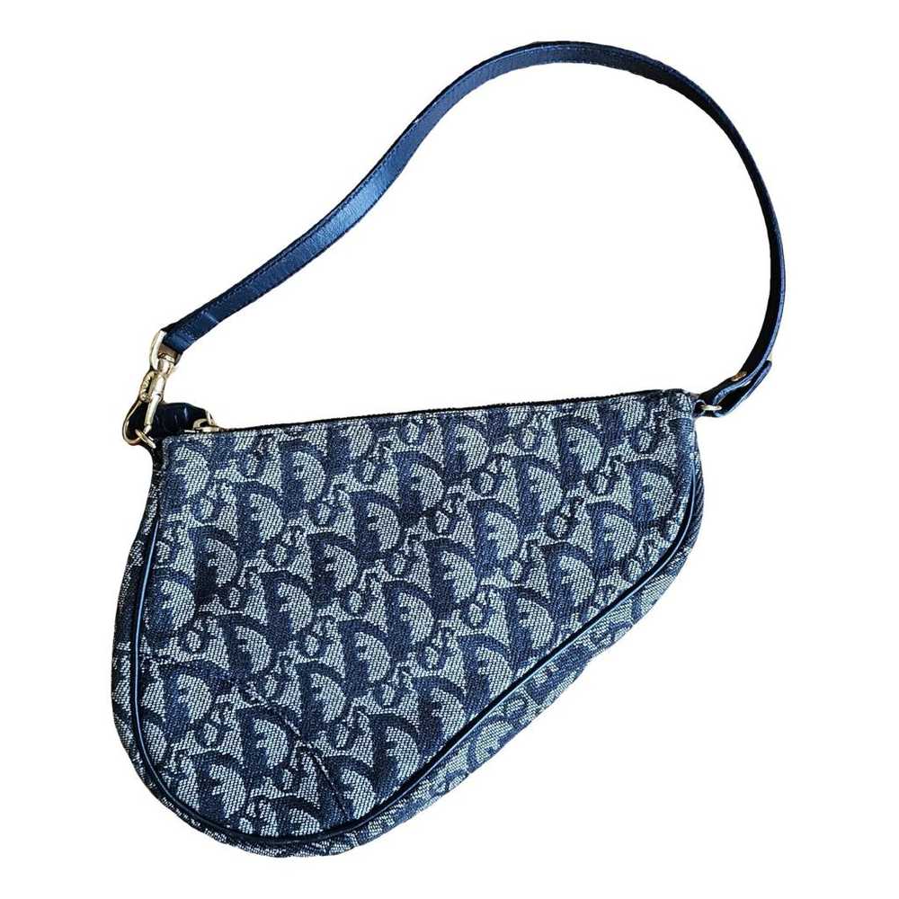 Dior Saddle vintage Classic cloth handbag - image 1