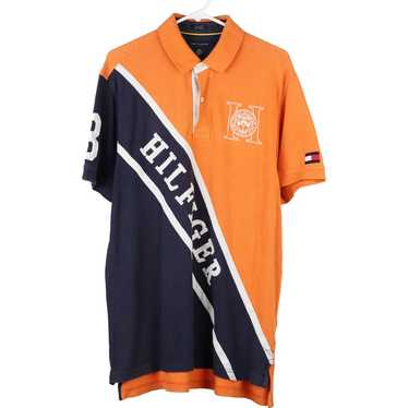 Tommy Hilfiger Spellout Polo Shirt - Large Block … - image 1