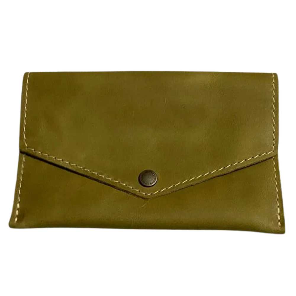 Portland Leather Large Envelope Wallet Anjou Gree… - image 1