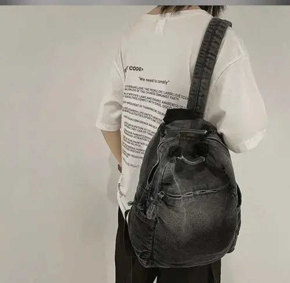 Backpack × Japanese Brand × Streetwear Denim Back… - image 2