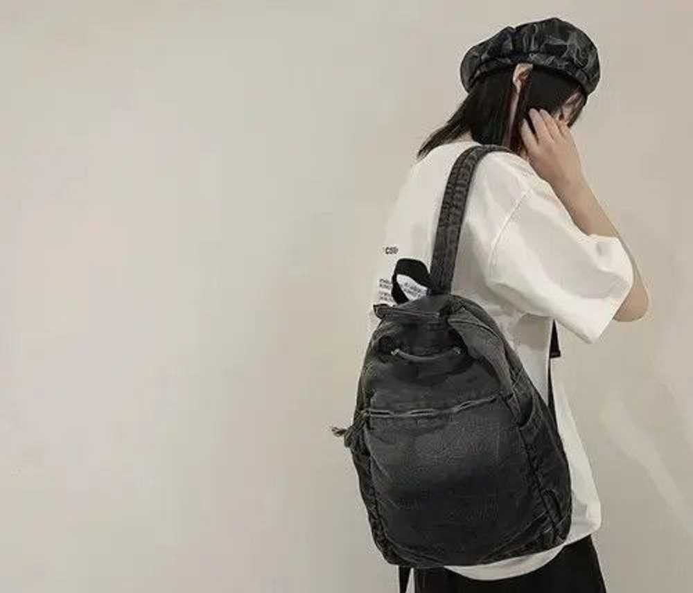 Backpack × Japanese Brand × Streetwear Denim Back… - image 3