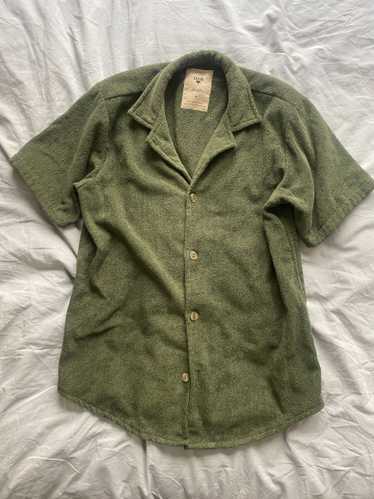 OAS OAS ARMY CUBA TERRY CLOTH SHIRT medium green - image 1