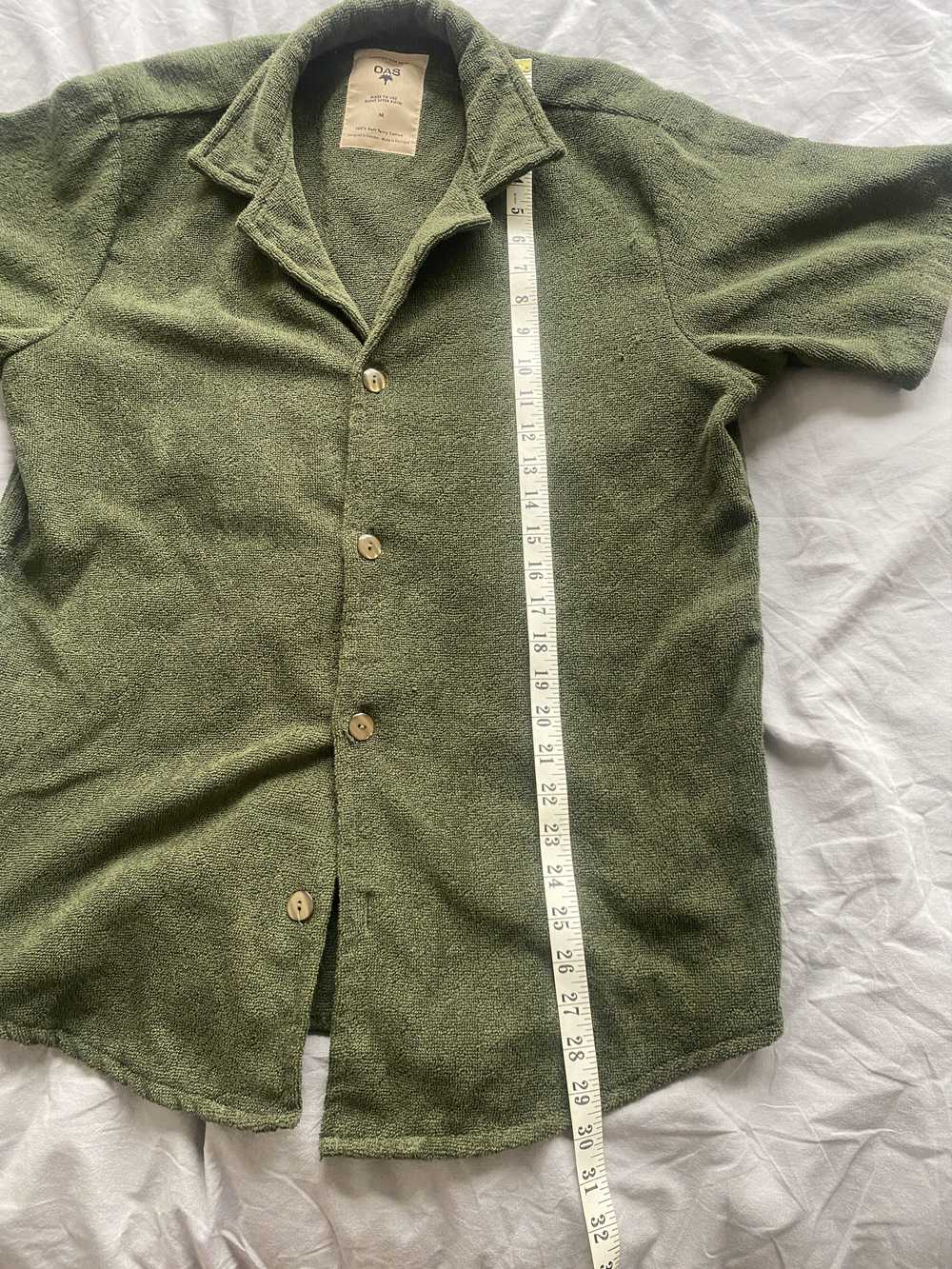 OAS OAS ARMY CUBA TERRY CLOTH SHIRT medium green - image 2