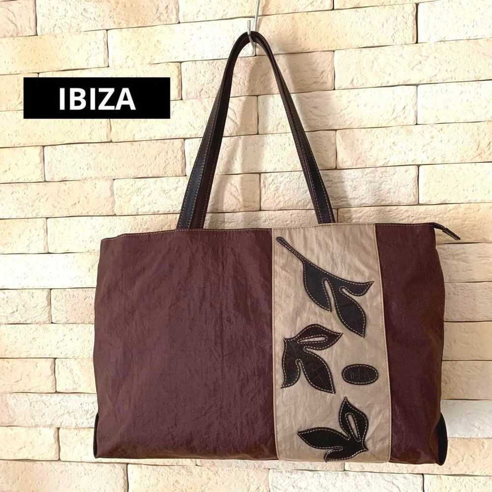 IBIZA Tote Bag Nylon × Leather Large - image 1