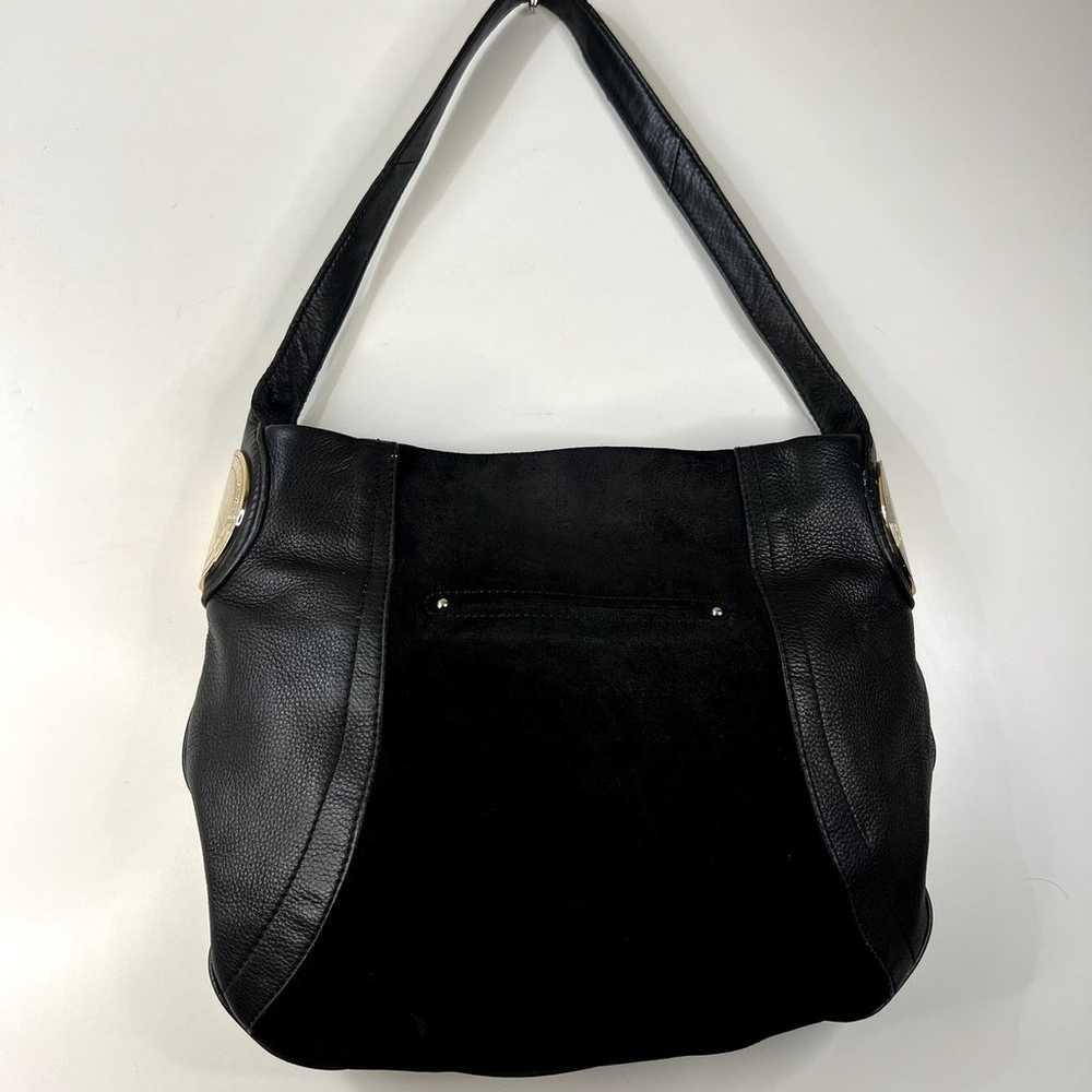 B. Makowsky Giamma Suede Hobo Shoulder Bag Handba… - image 2