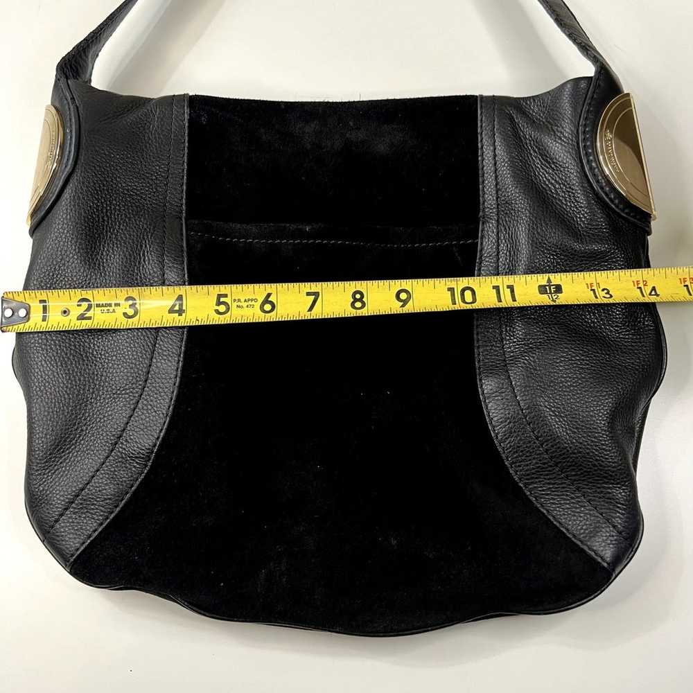 B. Makowsky Giamma Suede Hobo Shoulder Bag Handba… - image 6