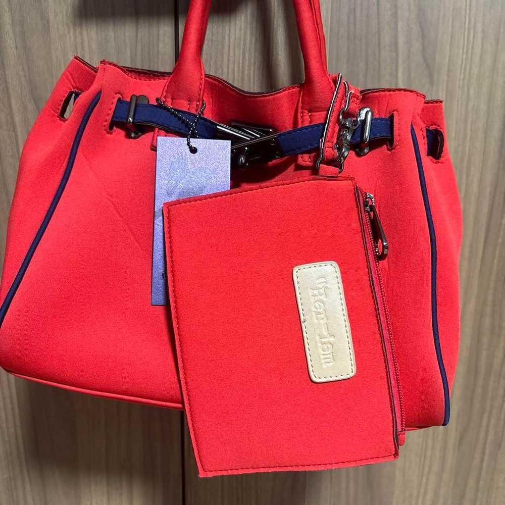 Her-1sm Red Handbag ★ Brand New with Tags ★ - image 6