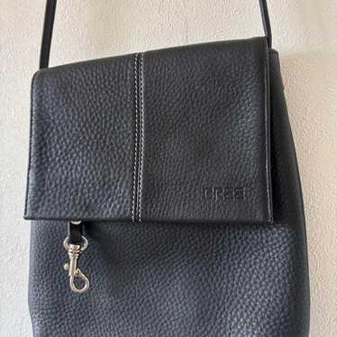 BREE BREE Shoulder Bag Black Leather Sacoche Pouch