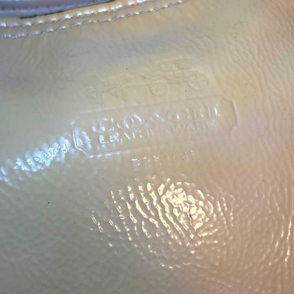 COACH Purse Xanadu/Tan Patent Leather Bag Z44715 - image 2