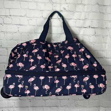 Vera Bradley Flamingo Fiesta Rolling Duffle Bag Su