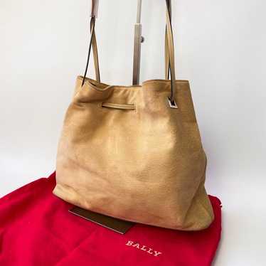 【Good Condition】 Bally Drawstring Shoulder Bag Lon