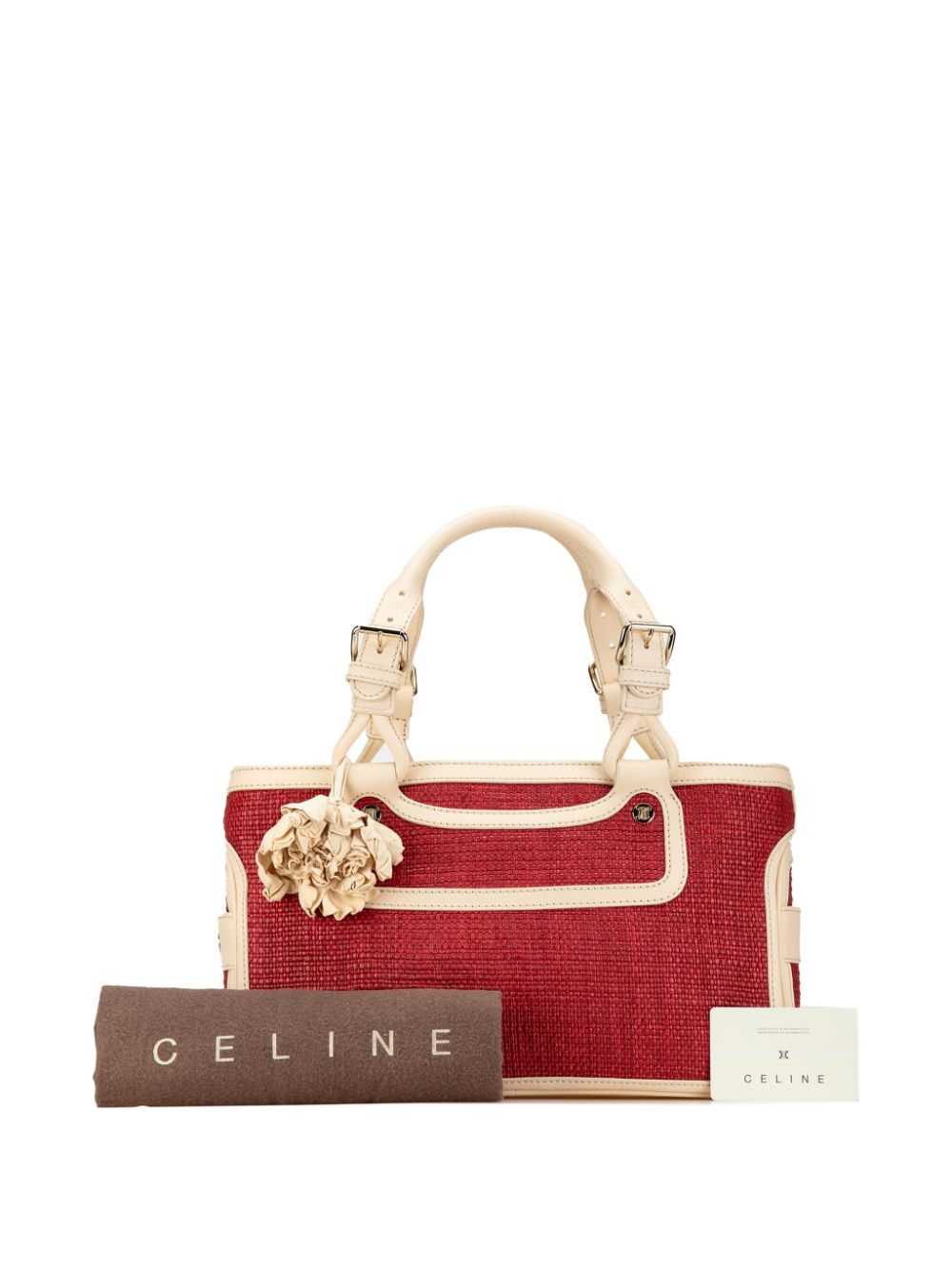 Céline Pre-Owned 2000-2022 Raffia Boogie handbag … - image 2