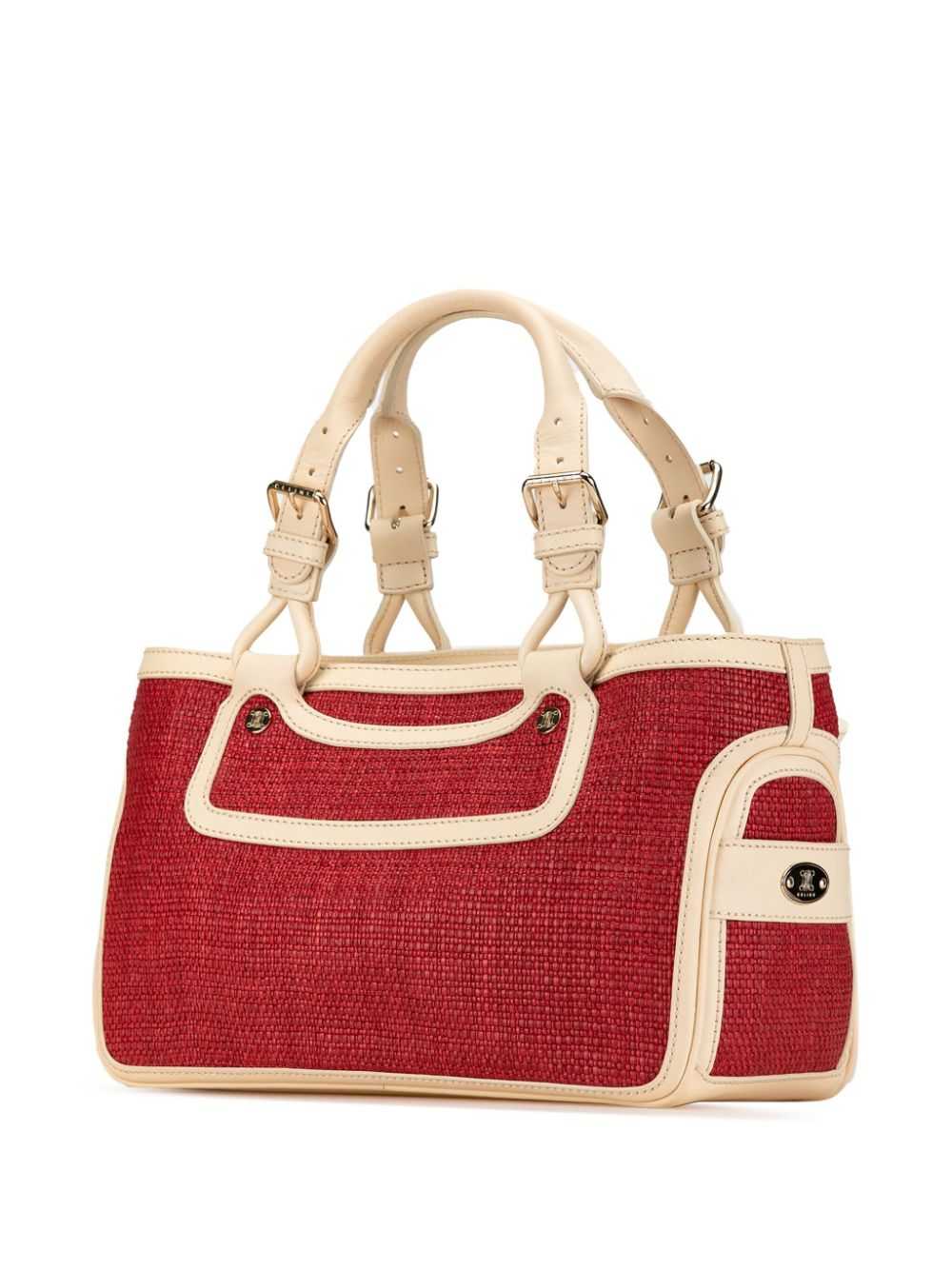 Céline Pre-Owned 2000-2022 Raffia Boogie handbag … - image 3