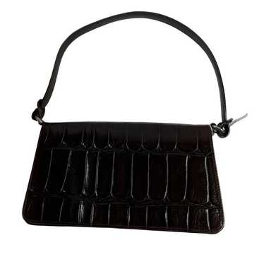 GILDA TONELLI Bag Leather Crocodile Embossed Brow… - image 1