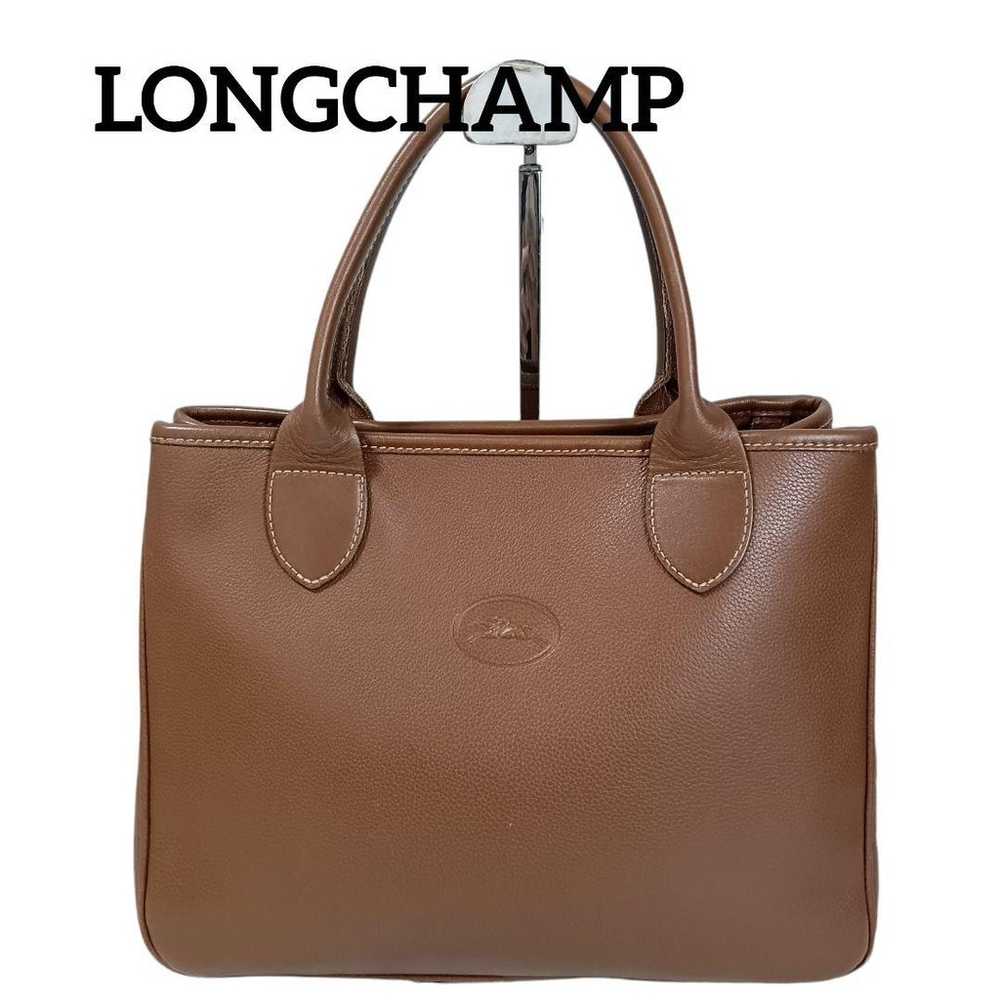 438 Beautiful LONGCHAMP Handbag in Brown Camel Co… - image 1