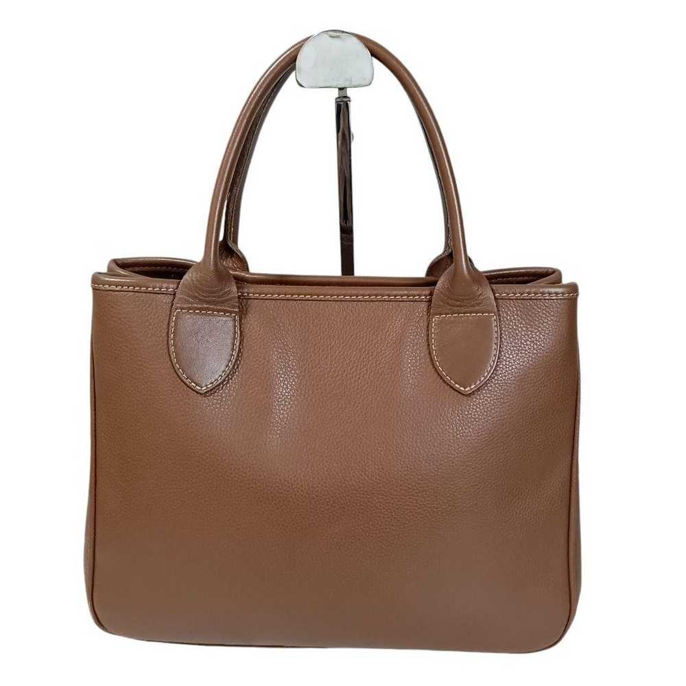 438 Beautiful LONGCHAMP Handbag in Brown Camel Co… - image 3