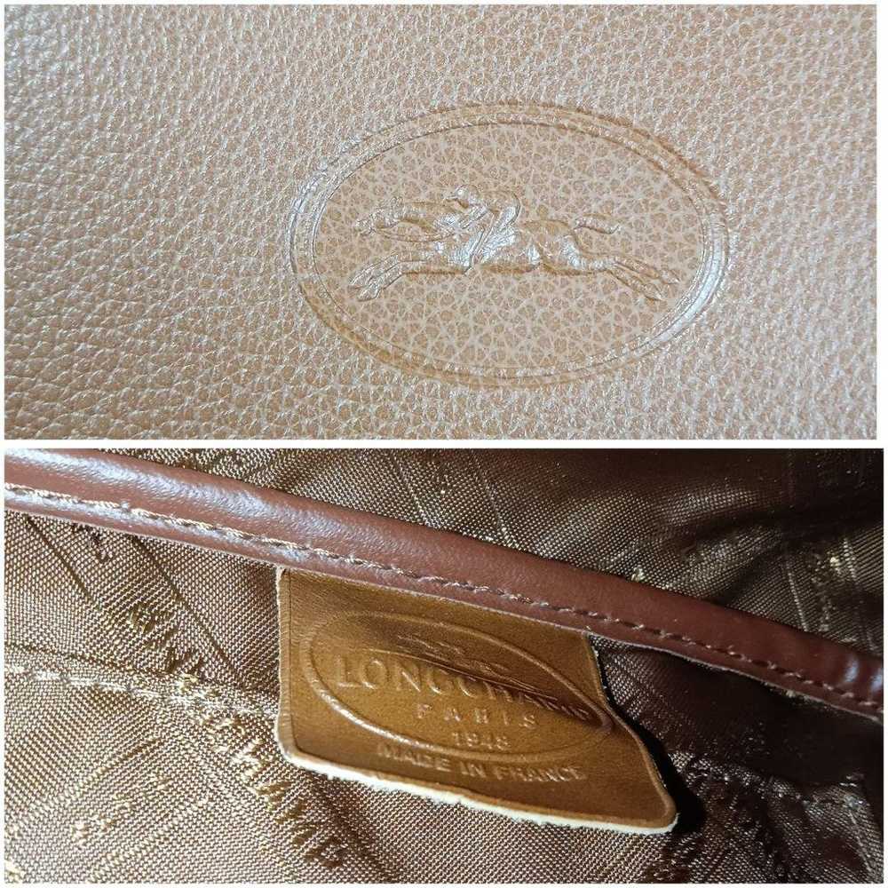 438 Beautiful LONGCHAMP Handbag in Brown Camel Co… - image 9