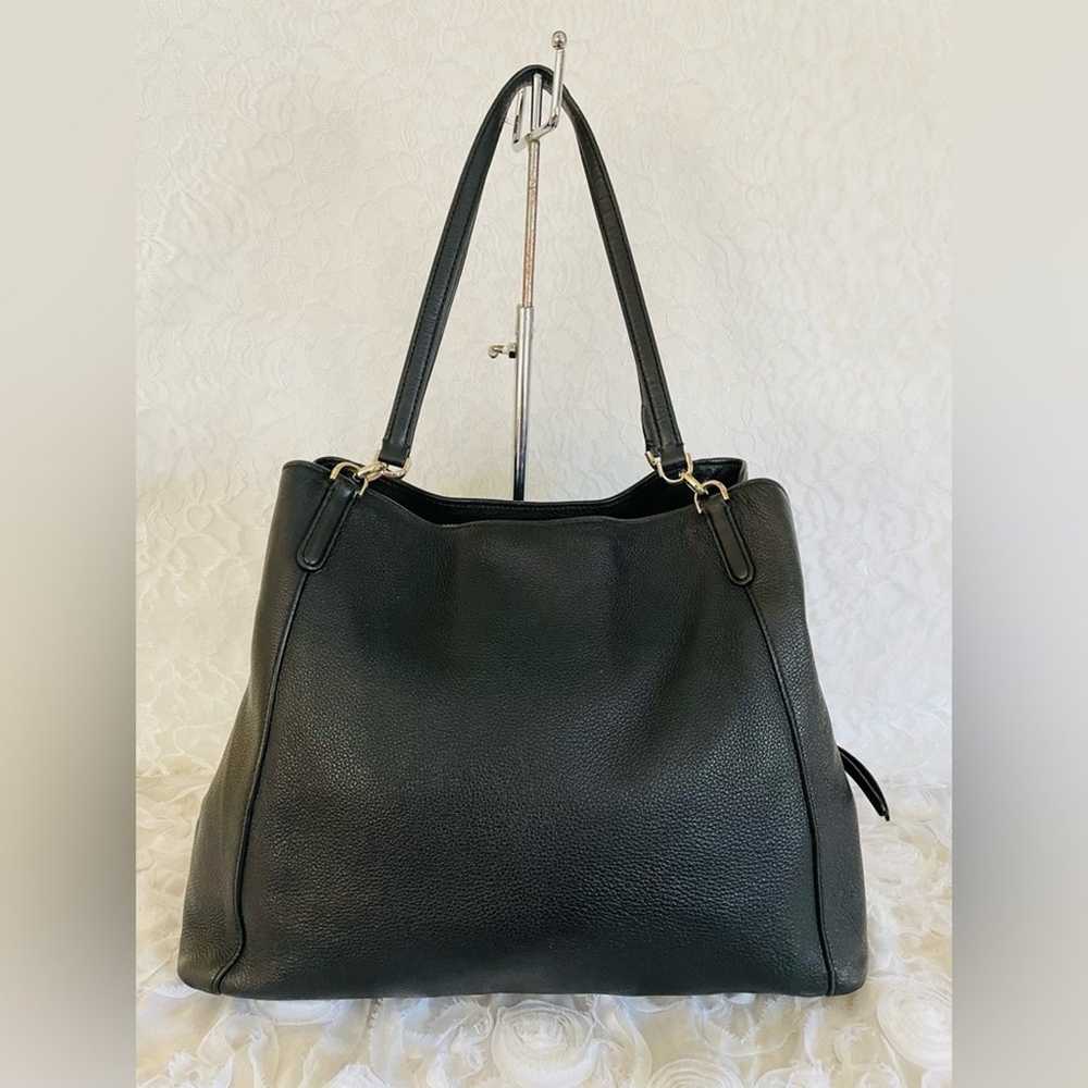 KATE SPADE Black pebble leather hobo shoulder bag - image 2