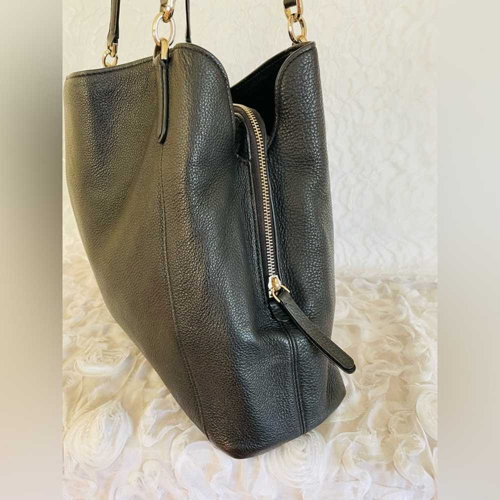 KATE SPADE Black pebble leather hobo shoulder bag - image 4